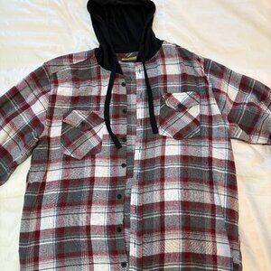 Men's Flannel with Hood